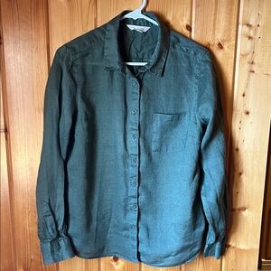 Garnet Hill Linen shirt size 6